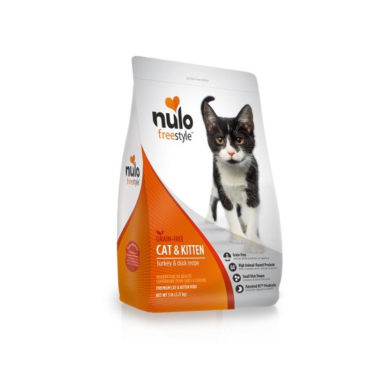 *Cats of Marine Terrace* Nulo Freestyle Cat and Kitten Food Grain Free Turkey and Duck Recipe 12lb
