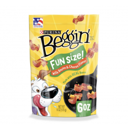 Purina Beggin Dog Treat Fun Size Bacon with Cheese 170g