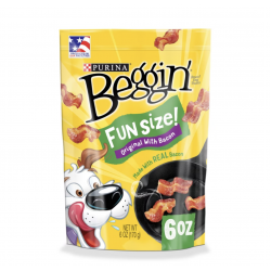 Purina Beggin Dog Treat Fun Size Original with Bacon 170g