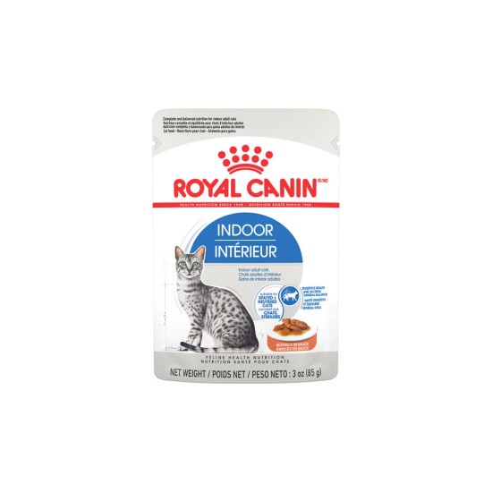 Royal Canin Cat Wet Food Indoor Pouch 85g 1 box