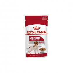 Royal Canin Dog Wet Food Medium Adult Pouch 140g 1 box