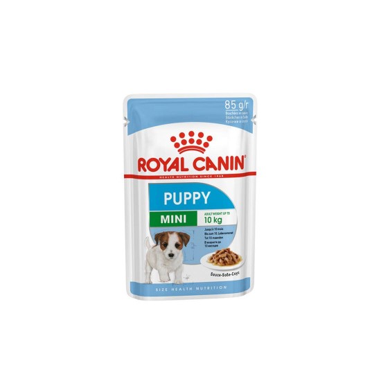 Royal Canin Dog Wet Food Mini Puppy Pouch 85g 1 box