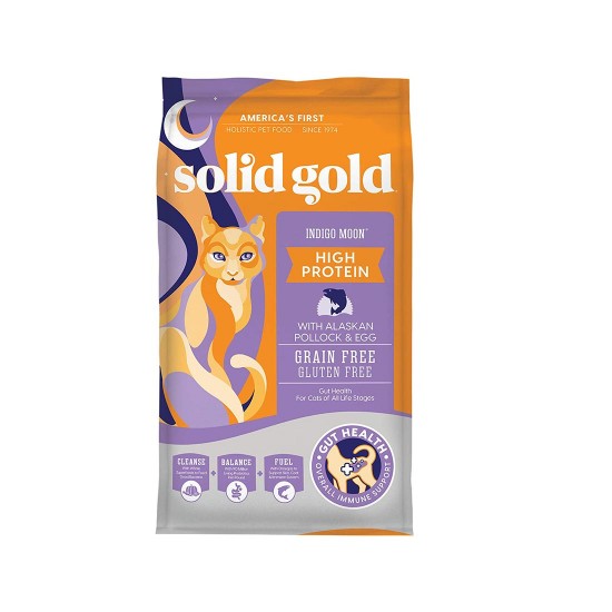 Solid Gold Cat Dry Food Indigo Moon Alaskan Pollock & Egg 2.27kg