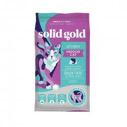 Solid Gold Cat Dry Food with Salmon, Lentils & Apple for Indoor Cat 1.36kg