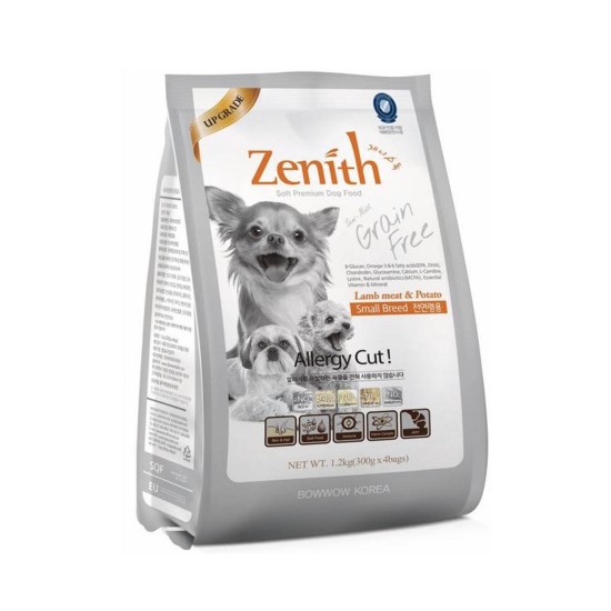 Zenith Soft Dog Food Lamb Meat & Potato Small Breed 1.2kg