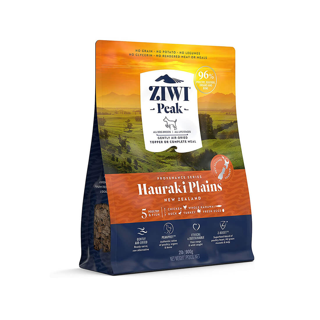 peak dog food ingredients