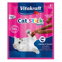 Vitakraft Cat Treat Stick Mini Cod & Pollock