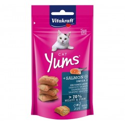 Vitakraft Cat Treat Cat Yums Salmon & Omega 3 40g