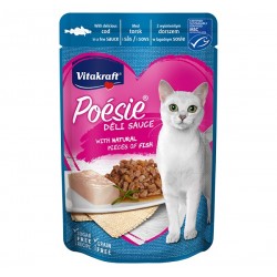 Vitakraft Cat Food Poesie DeliSauce Cod 85g