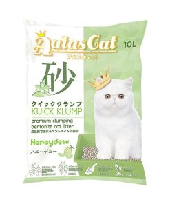 Aatas Cat Bentonite Cat Litter Kuick Klump Honeydew 10L