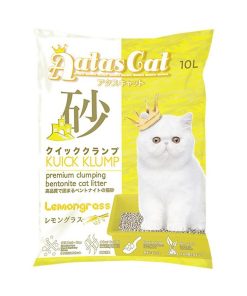 Aatas Cat Bentonite Cat Litter Kuick Klump Lemongrass 10L