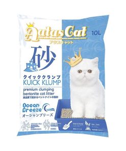 Aatas Cat Bentonite Cat Litter Kuick Klump Ocean Breeze 10L