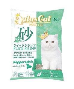 Aatas Cat Bentonite Cat Litter Kuick Klump Peppermint 10L