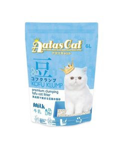 Aatas Cat Tofu Cat Litter Kofu Klump Milk 6L
