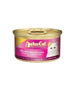 Aatas Cat Wet Food Jelly Finest Diamond Dinner Tuna with Coconut 80g