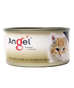 Angel Cat Canned Food Skipjack and Chicken in Jelly 80g