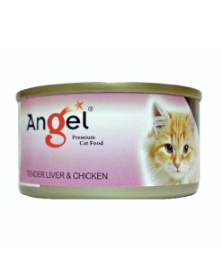 Angel Cat Canned Food Tender Liver and Chicken in Jelly 80g