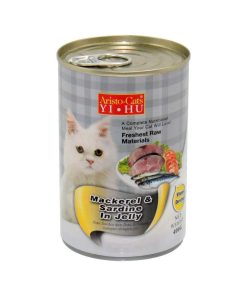 Aristo Cat Canned Food Mackerel and Sardine in Jelly 400g