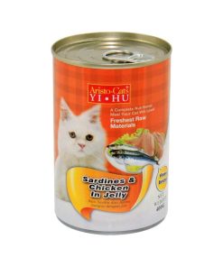 Aristo Cat Canned Food Sardine and Chicken in Jelly 400g