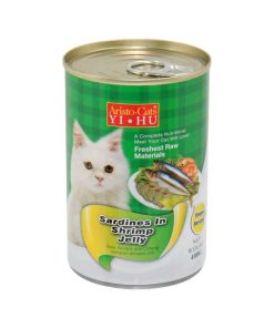 Aristo Cat Canned Food Sardine in Shrimp Jelly 400g