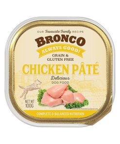 Bronco-Dog-Tray-Food-Chicken-Pate-100g