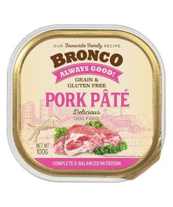 Bronco-Dog-Tray-Food-Pork-Pate-100g