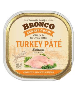 Bronco-Dog-Tray-Food-Turkey-Pate-100g