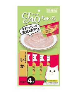 CIAO Cat Treat Chicken Fillet and Squid 14g x 4