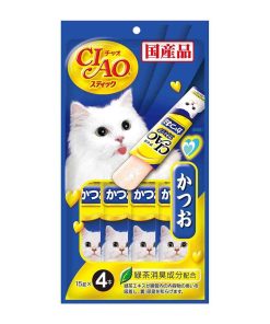 CIAO Cat Treat Stick Jelly Tuna Katsuo 15gr x 4