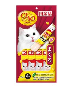 CIAO Cat Treat Stick Jelly Tuna Maguro 15gr x 4