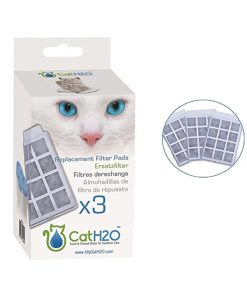 Cat H2O Fresh and Filtered Water for Healthier Pets Replacement Filter Pads (3pcs)