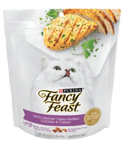 Fancy Feast Cat Dry Food Savory Chicken and Turkey 454g