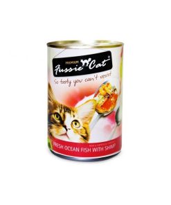 Fussie Cat Canned Food Fresh Ocean Fish with Shrimp 400g