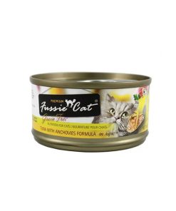 Fussie Cat Canned Food Premium Tuna with Anchovies in Aspic 80g