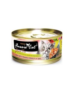 Fussie Cat Canned Food Premium Tuna with Prawn in Aspic 80g