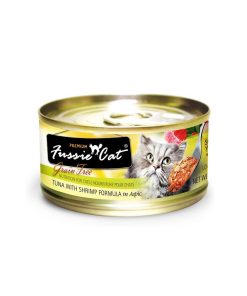 Fussie Cat Canned Food Premium Tuna with Shrimp in Aspic 80g