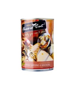 Fussie Cat Canned Food Sardine and Mackerel 400g
