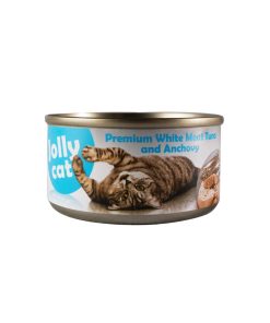 Jolly Cat Canned Food Premium White Meat Tuna and Anchovy 80g