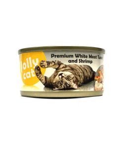 Jolly Cat Canned Food Premium White Meat Tuna and Shrimp 80g