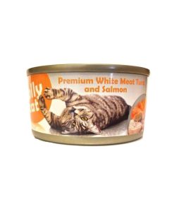 Jolly Cat Premium White Meat Tuna n Salmon 80g