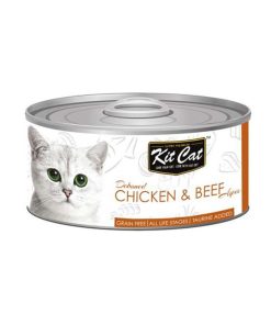 Kit Cat Canned Food Chicken and Beef 80g