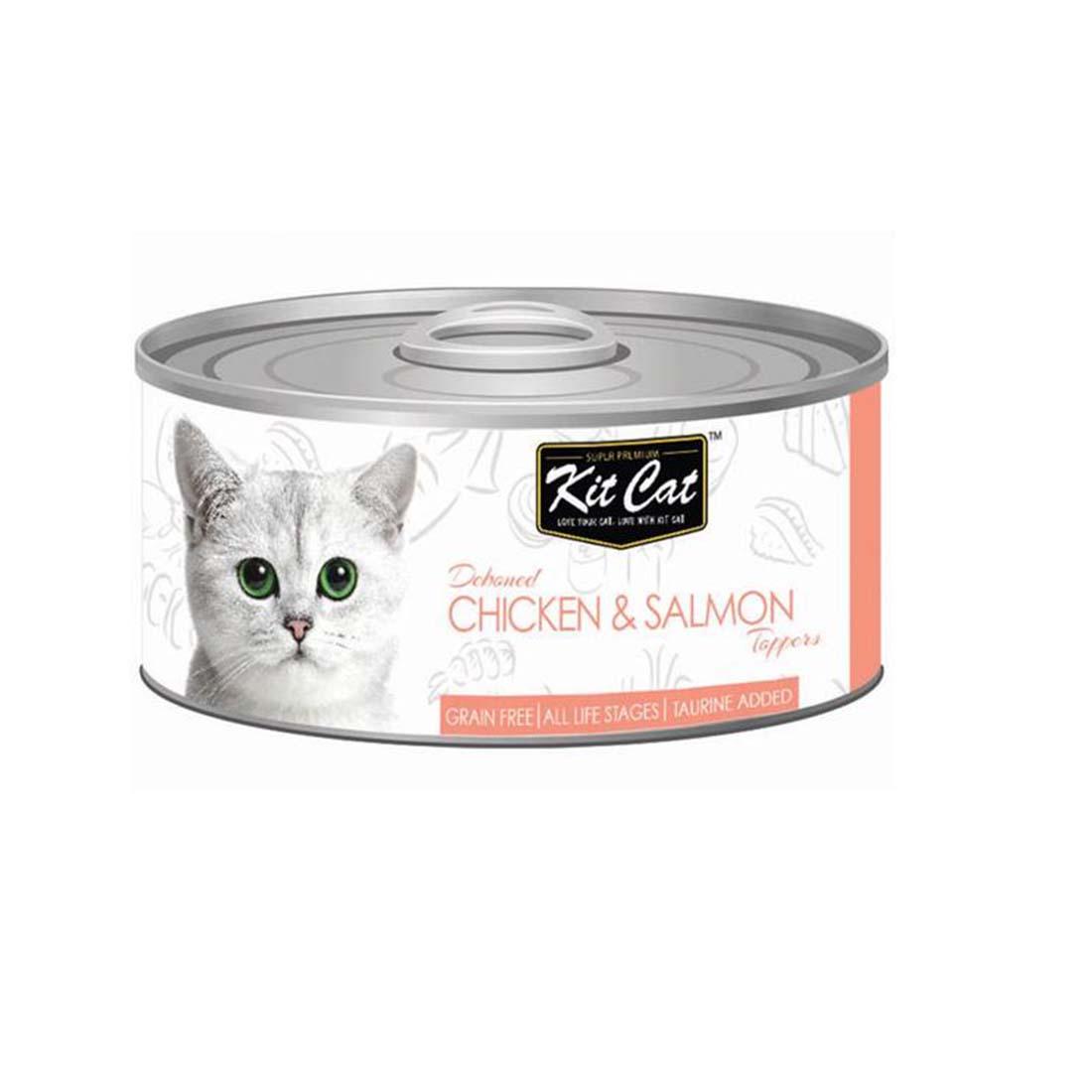 Kit Cat Canned Food Chicken and Salmon 80g Kit Cat Canned Food Chicken and Salmon 80g
