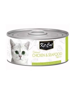 Kit Cat Canned Food Chicken and Seafood 80g