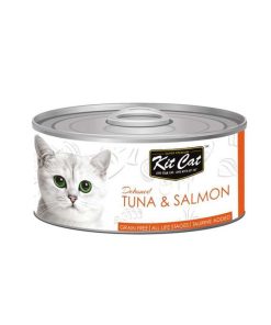 Kit Cat Canned Food Tuna and Salmon 80g