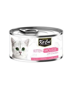 Kit Cat Food Mousse with Chicken for Kitten 80g