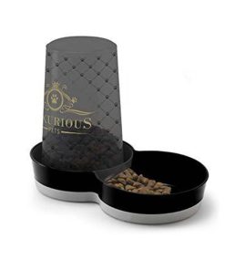 Moderna Food and Water Dispenser Black 3