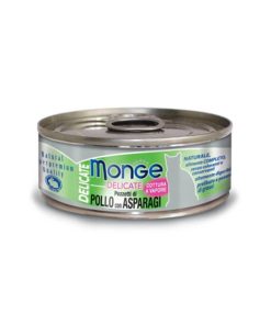 Monge Delicate Cat Canned Food Chicken with Asparagus 80g