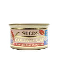 Seeds Golden Cat Canned Food Tuna Light Meat, Shrimp and Crab 80g