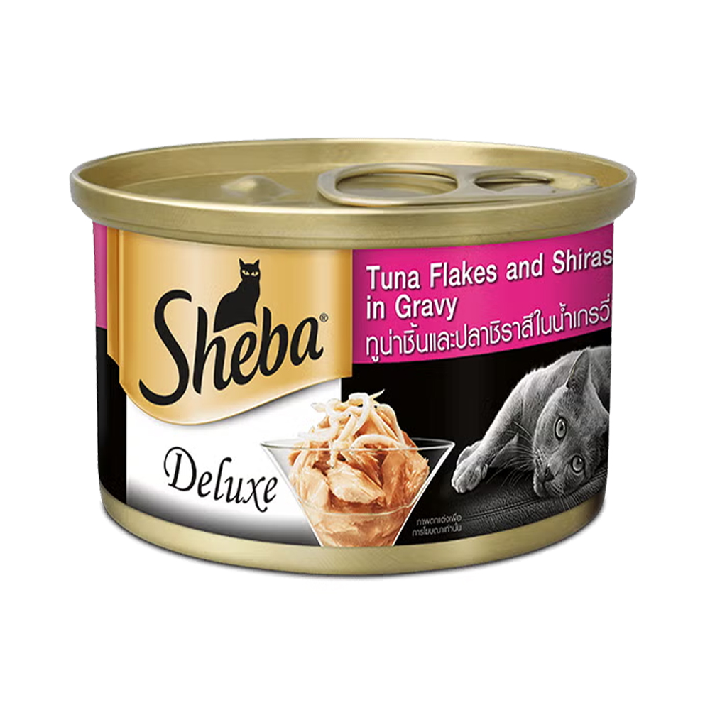 Sheba Cat Canned Food Tuna Fillet and Shirasu 85g 1 ctn
