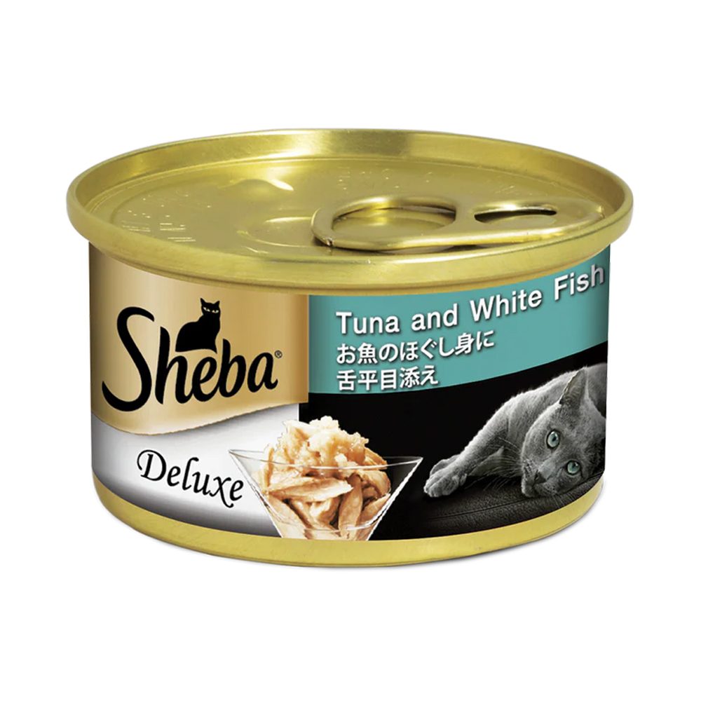 Sheba Cat Canned Food Tuna Whitefish in Gravy 85g 1 ctn